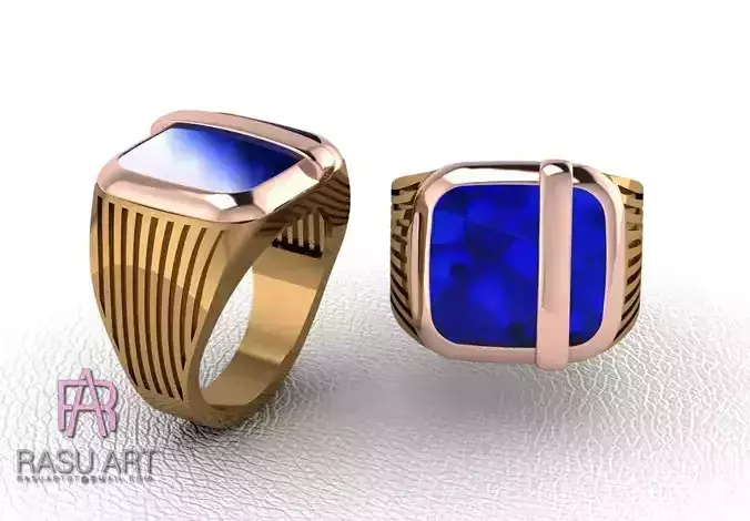 gents ring Free 3D print model