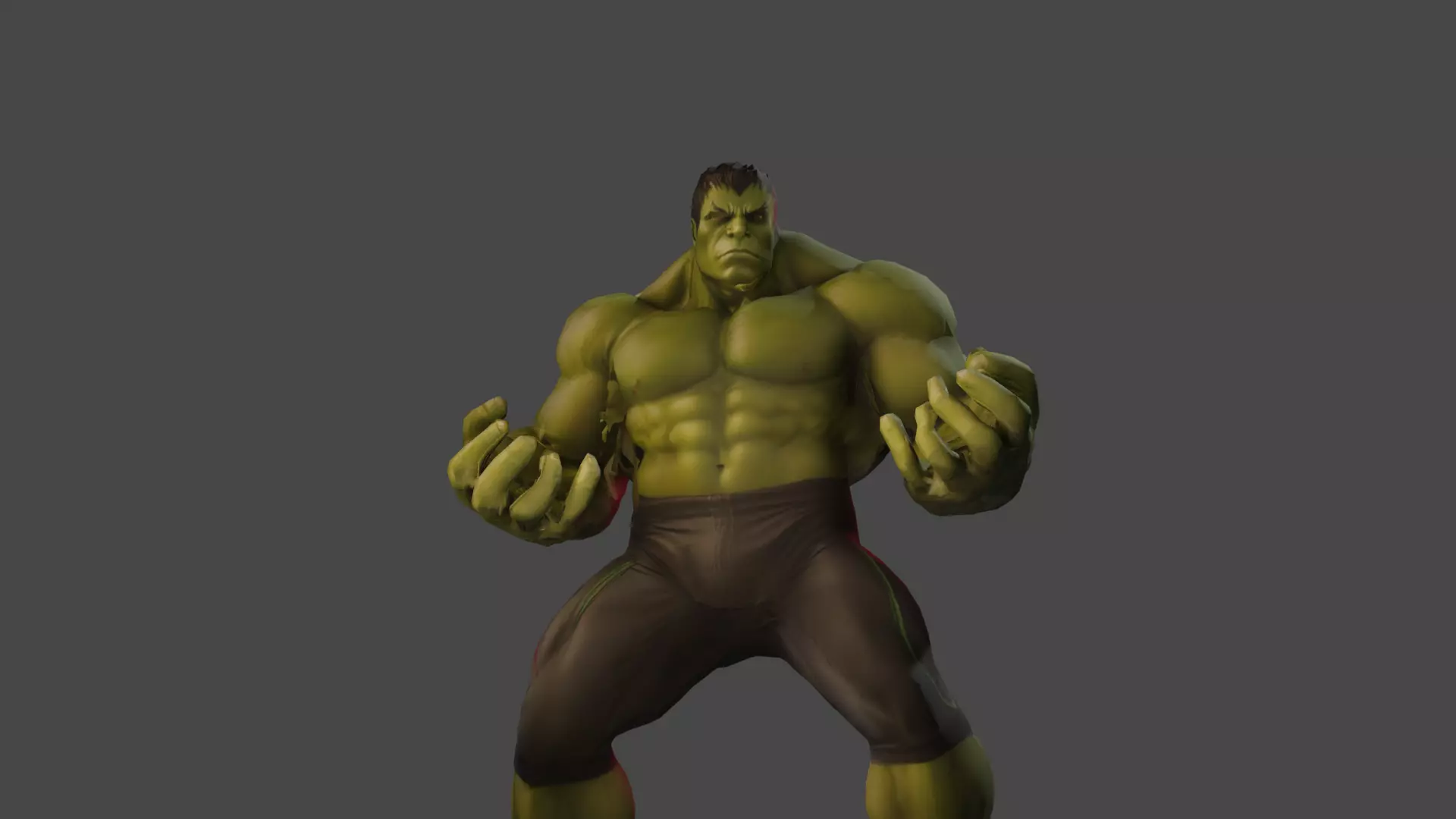 Realistic Hulk 3D Model Free low-poly 3D model