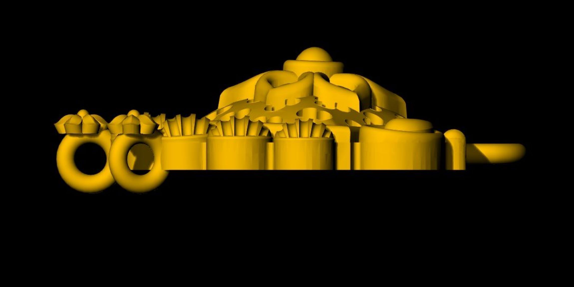 Designer Matt Pendant - 0098 3D print model_4