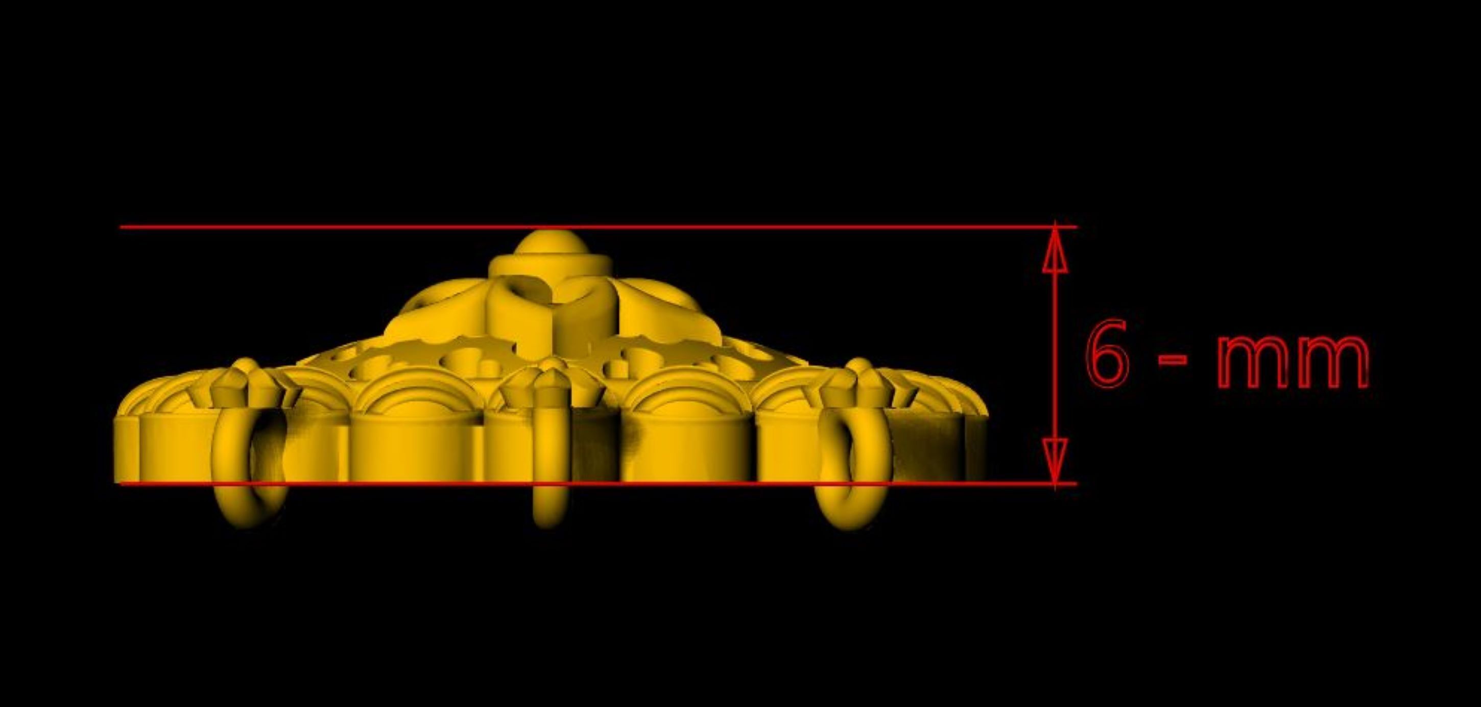 Designer Matt Pendant - 0098 3D print model_3