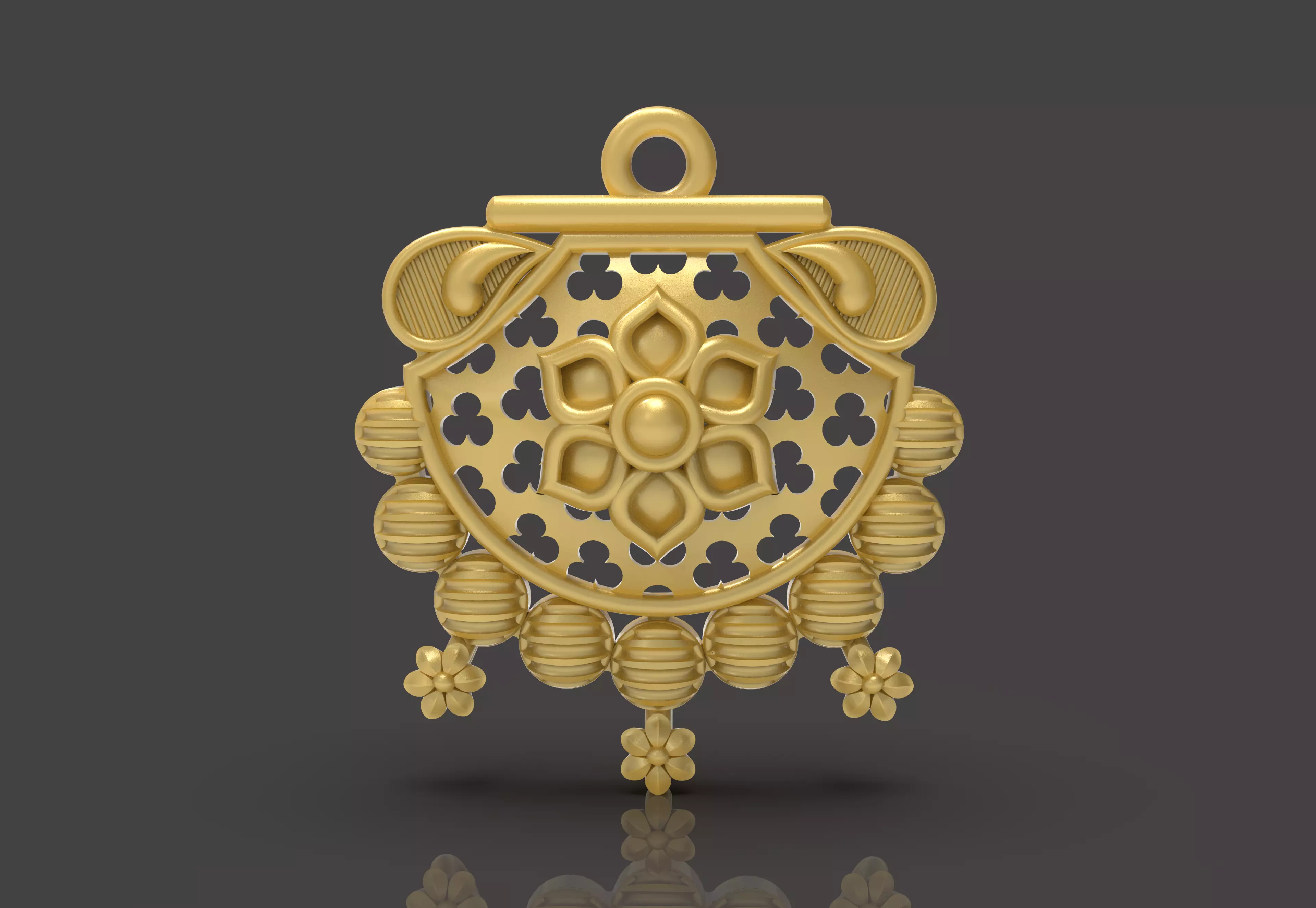 Designer Matt Pendant - 0098 3D print model_0