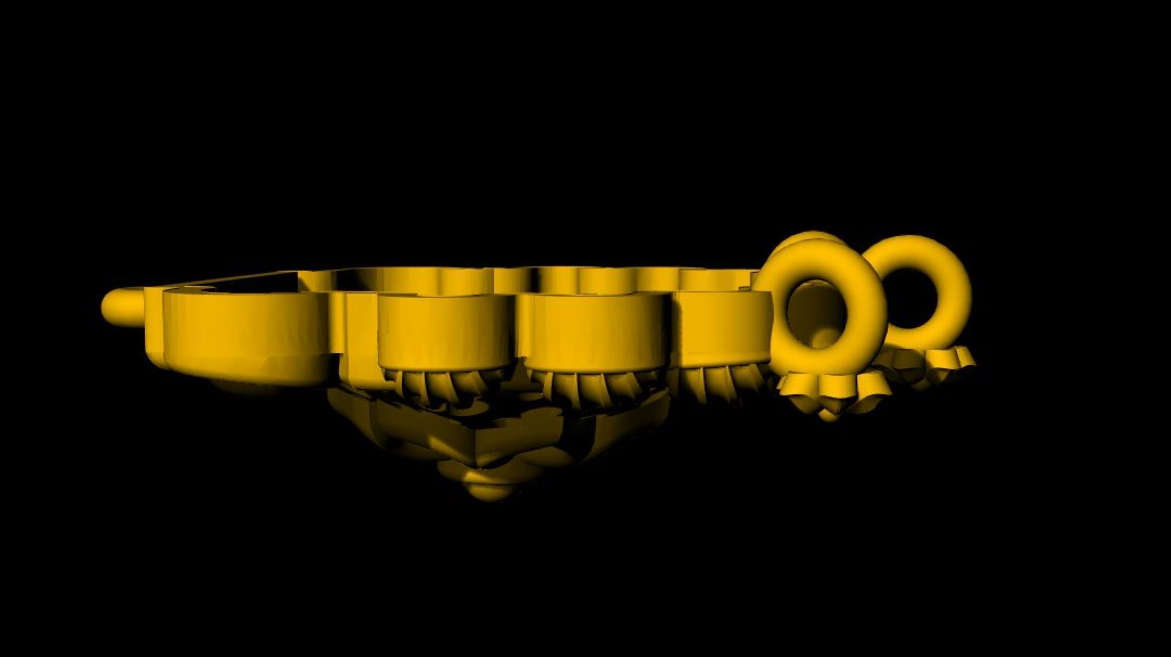 Designer Matt Pendant - 0098 3D print model_6