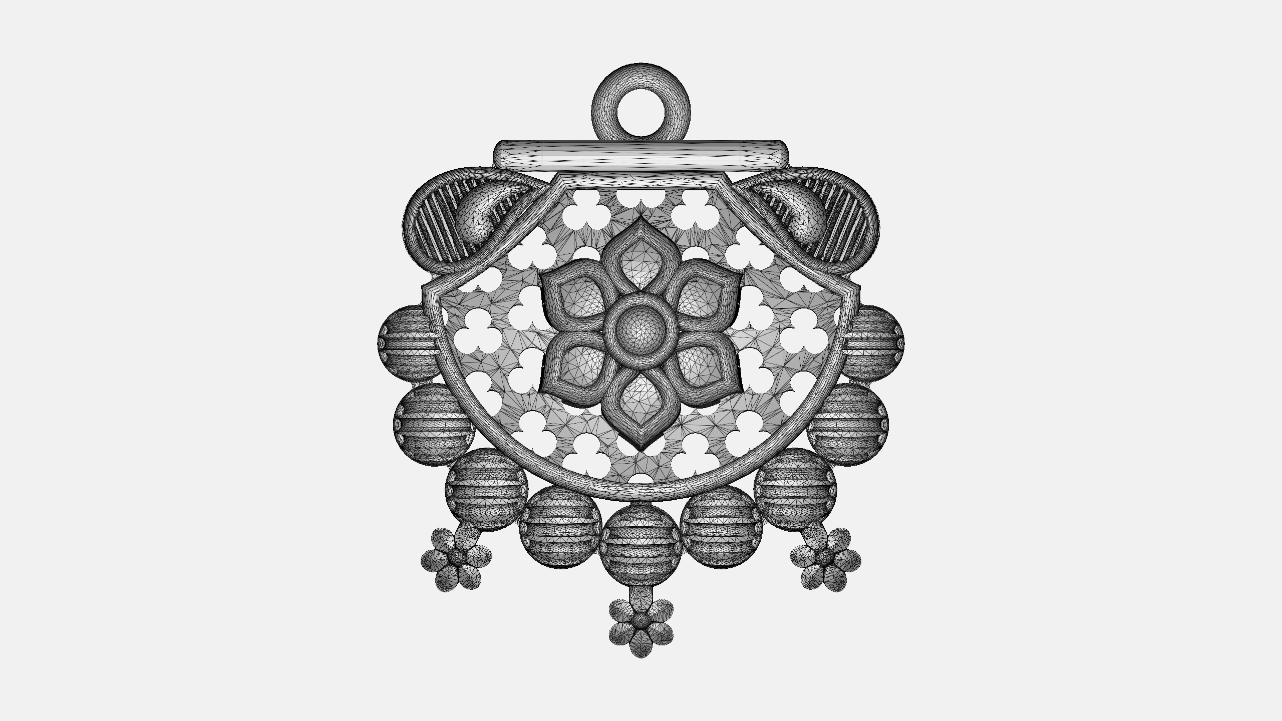 Designer Matt Pendant - 0098 3D print model_11