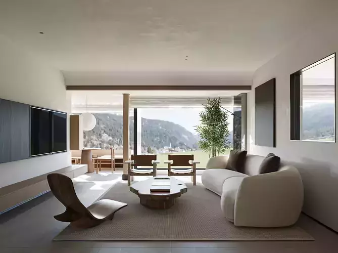modern living room interior scenes 17