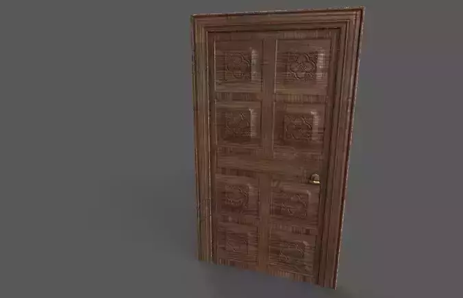 Old medieval chuch door