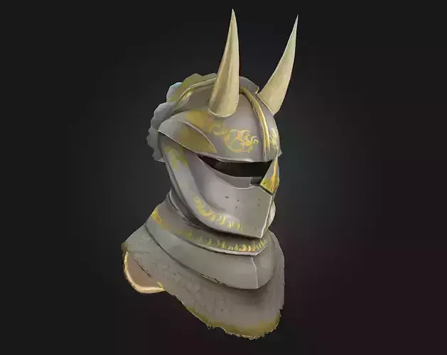 Mystic Warrior Helm  Arcane Power Meets Battle-Hardened Steel