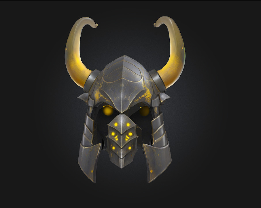 Inferno Helm  Blazing Fury Forged in Flame 3D model_6