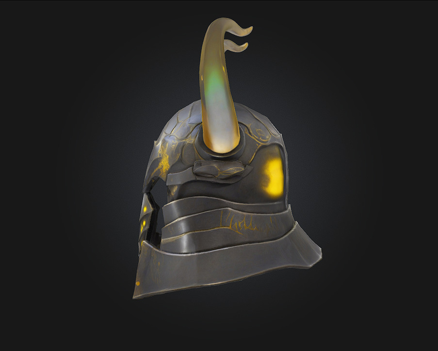 Inferno Helm  Blazing Fury Forged in Flame 3D model_4