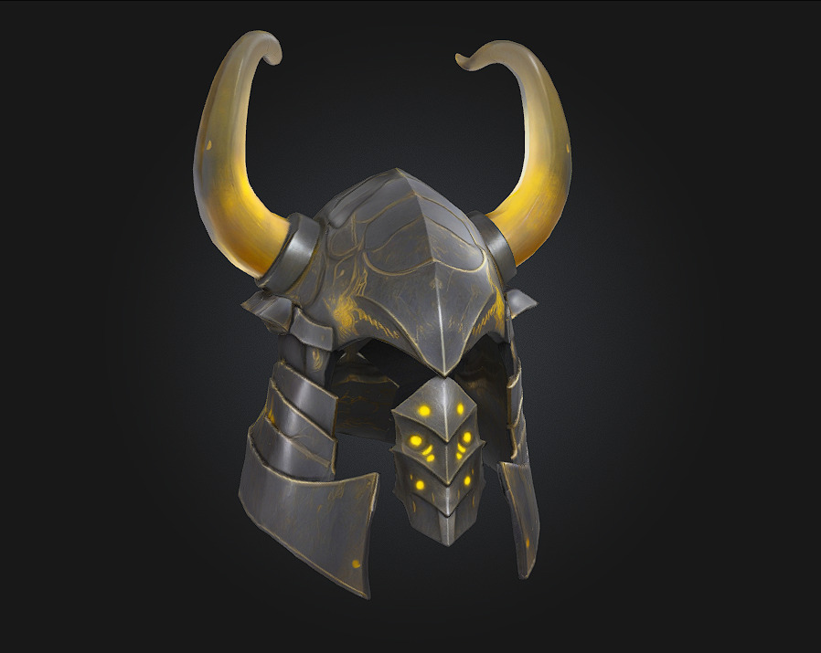 Inferno Helm  Blazing Fury Forged in Flame 3D model_1