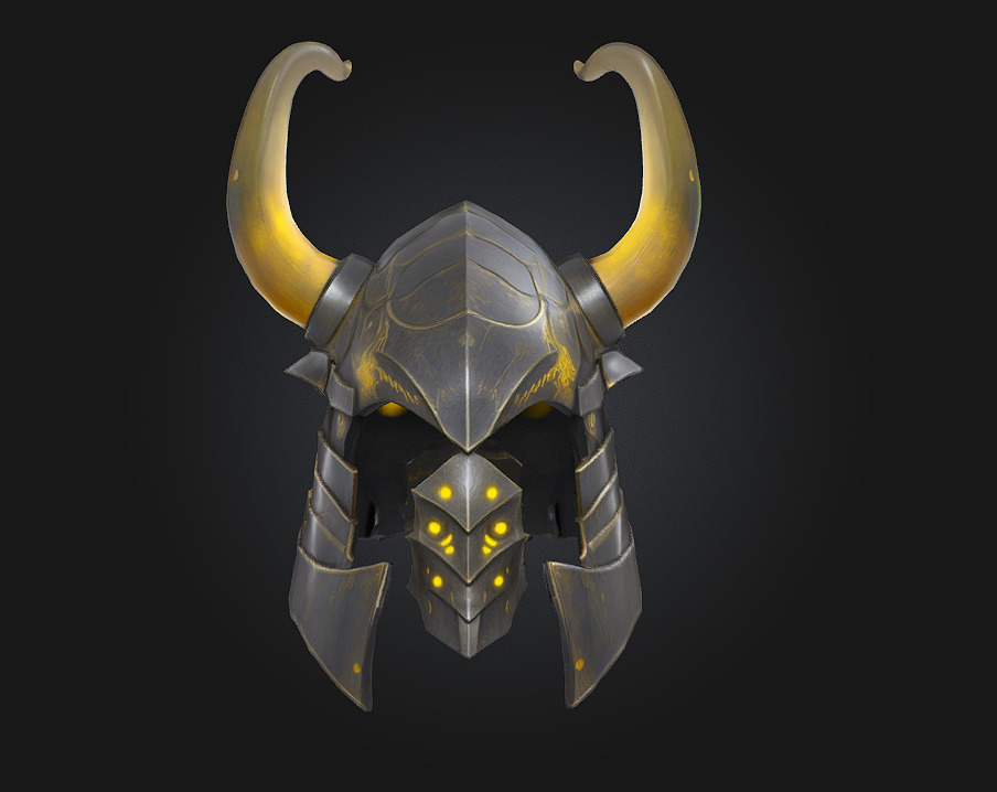 Inferno Helm  Blazing Fury Forged in Flame 3D model_2