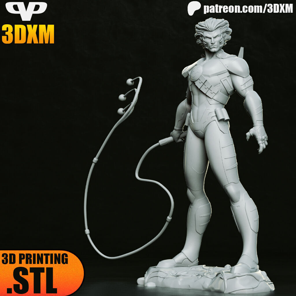 Tygra Thundercats STL for 3D Printing 3DXM ChibiSTL 3D print model_3