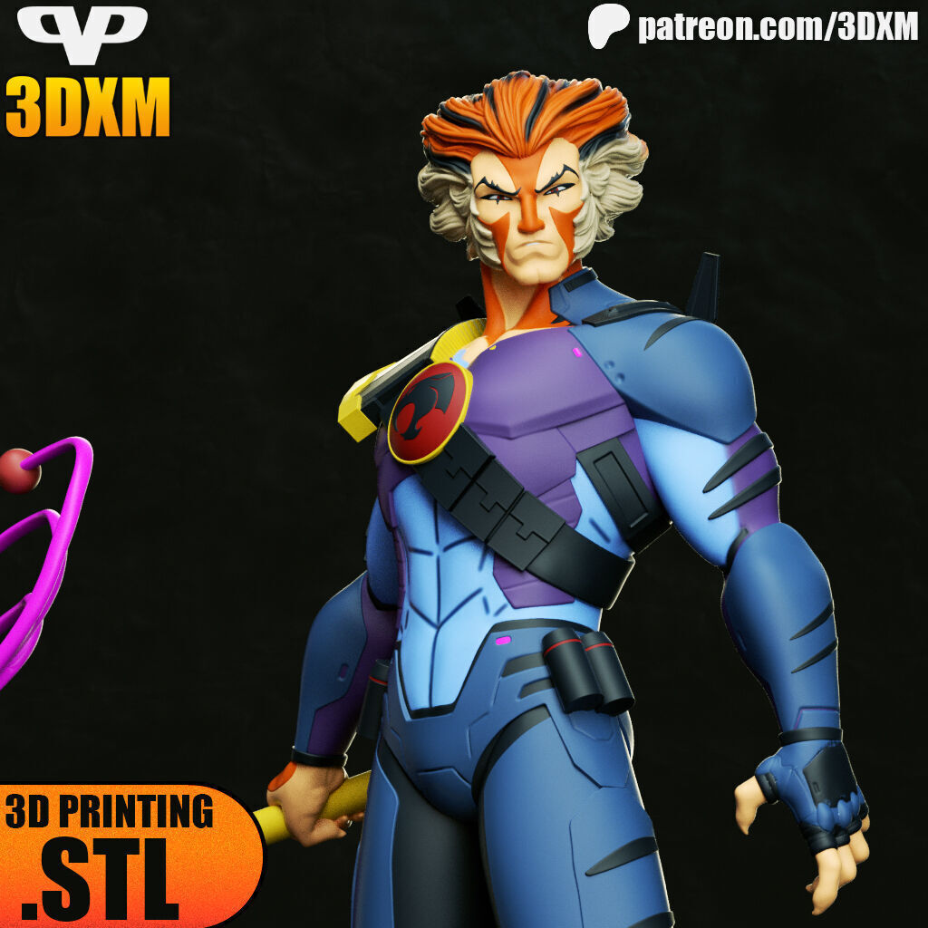 Tygra Thundercats STL for 3D Printing 3DXM ChibiSTL 3D print model_1