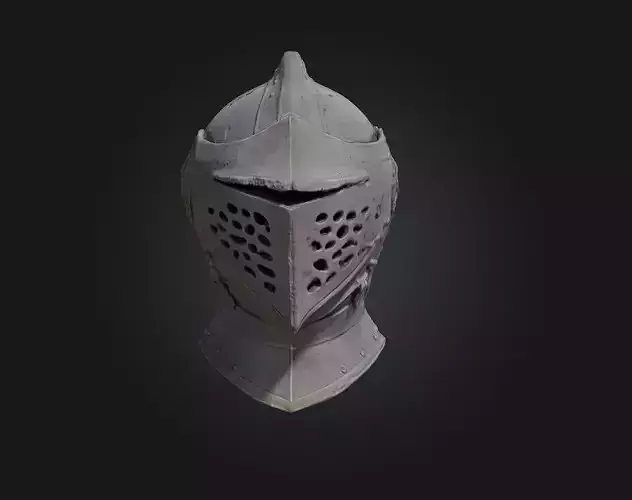 Crusader Helm  Holy Resolve Encased in Steel