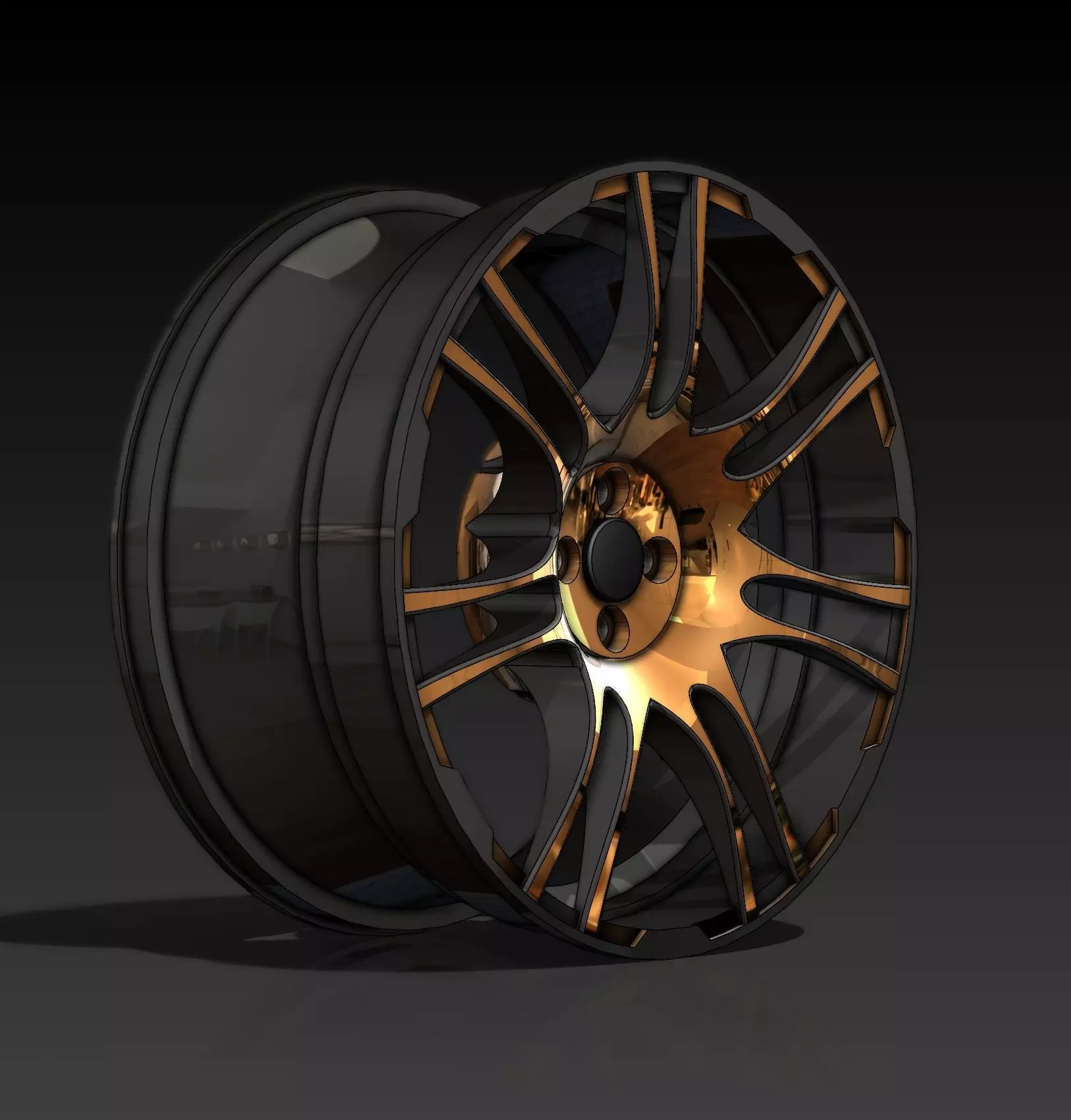 sport rims 3D print model
