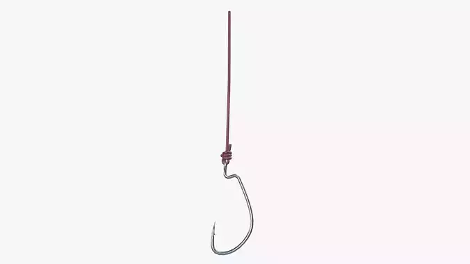 Fishing hook 3D model