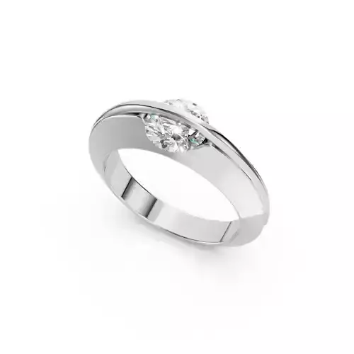 Happy Diamond Ring 3D print model