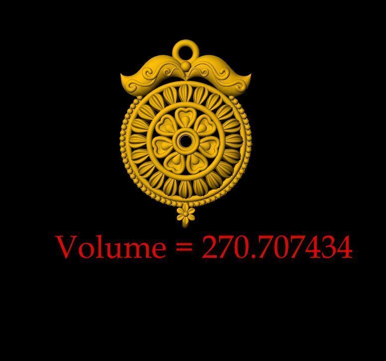 Designer Matt Pendant - 0099 3D print model_9