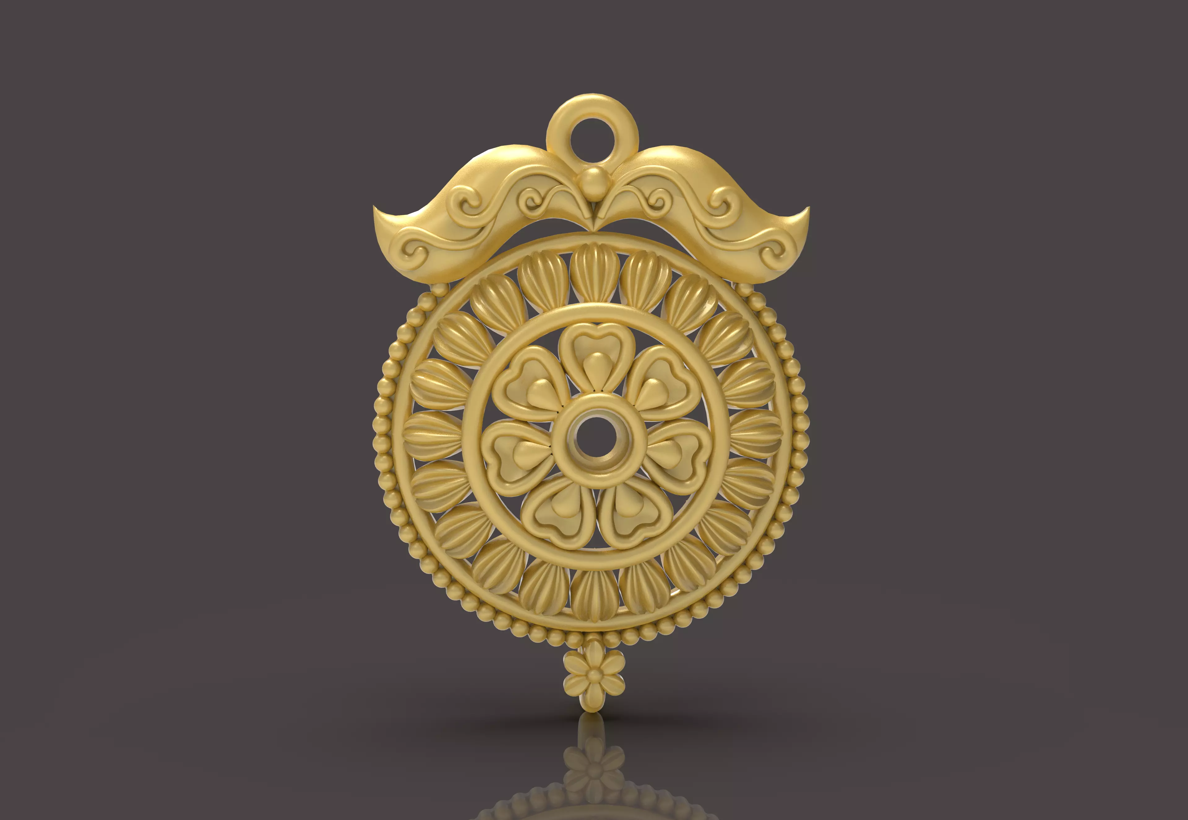 Designer Matt Pendant - 0099 3D print model_0