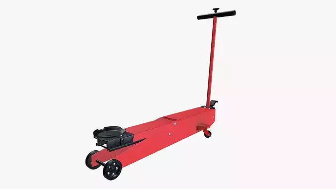 Hydraulic car jacks 3D model 4