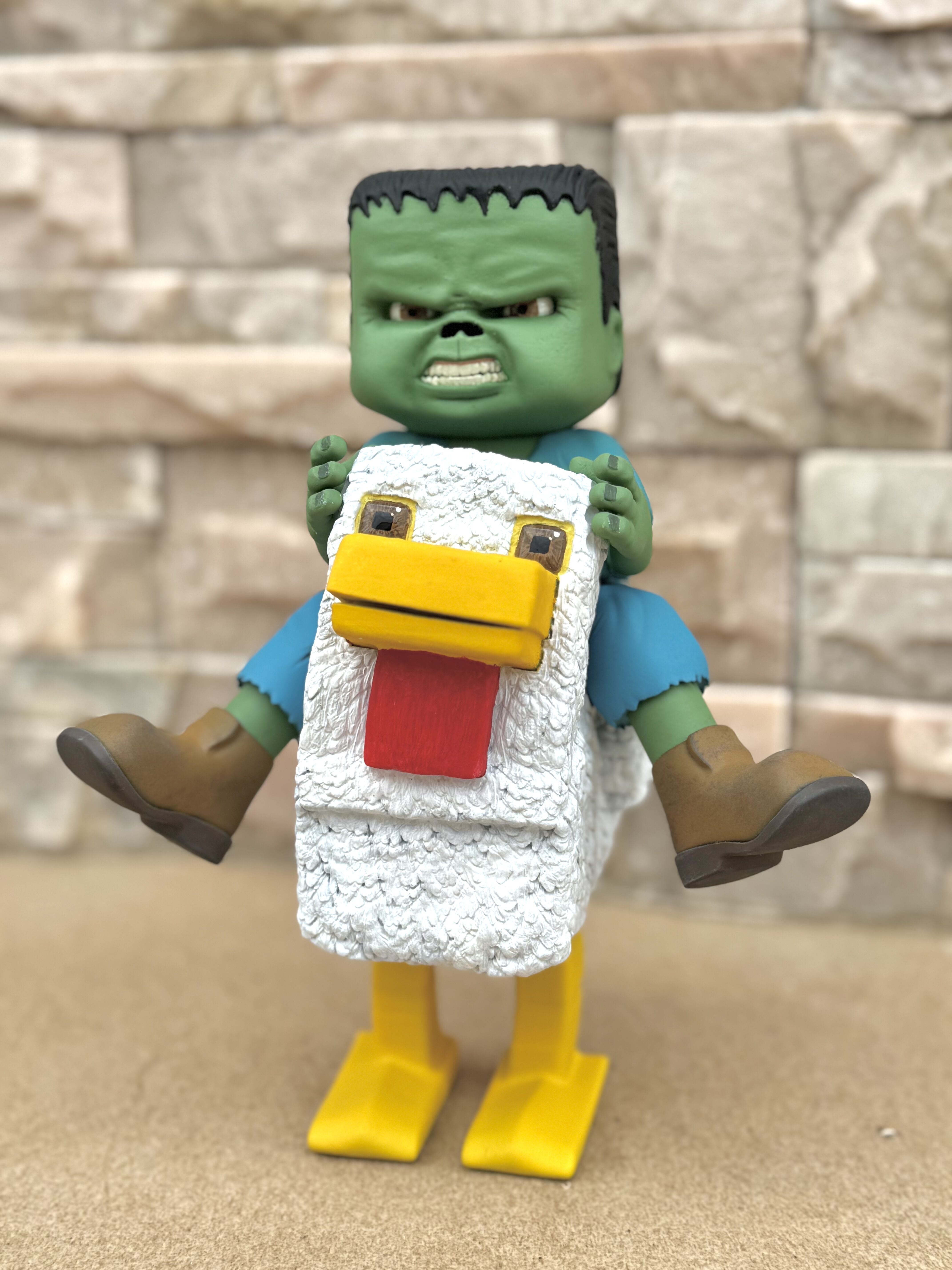 Chicken Jockey II Minecraft 3D 3D print model_6