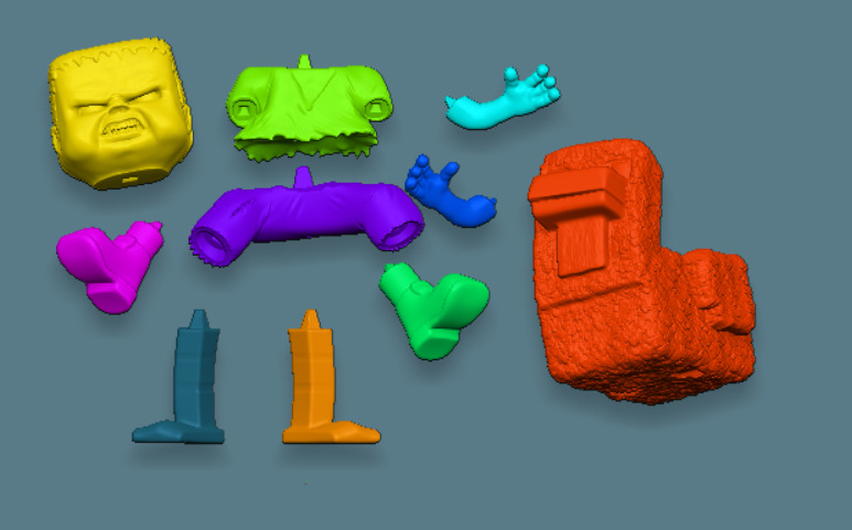 Chicken Jockey II Minecraft 3D 3D print model_3