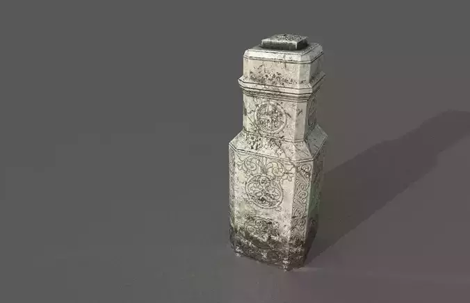 Marble pedestal