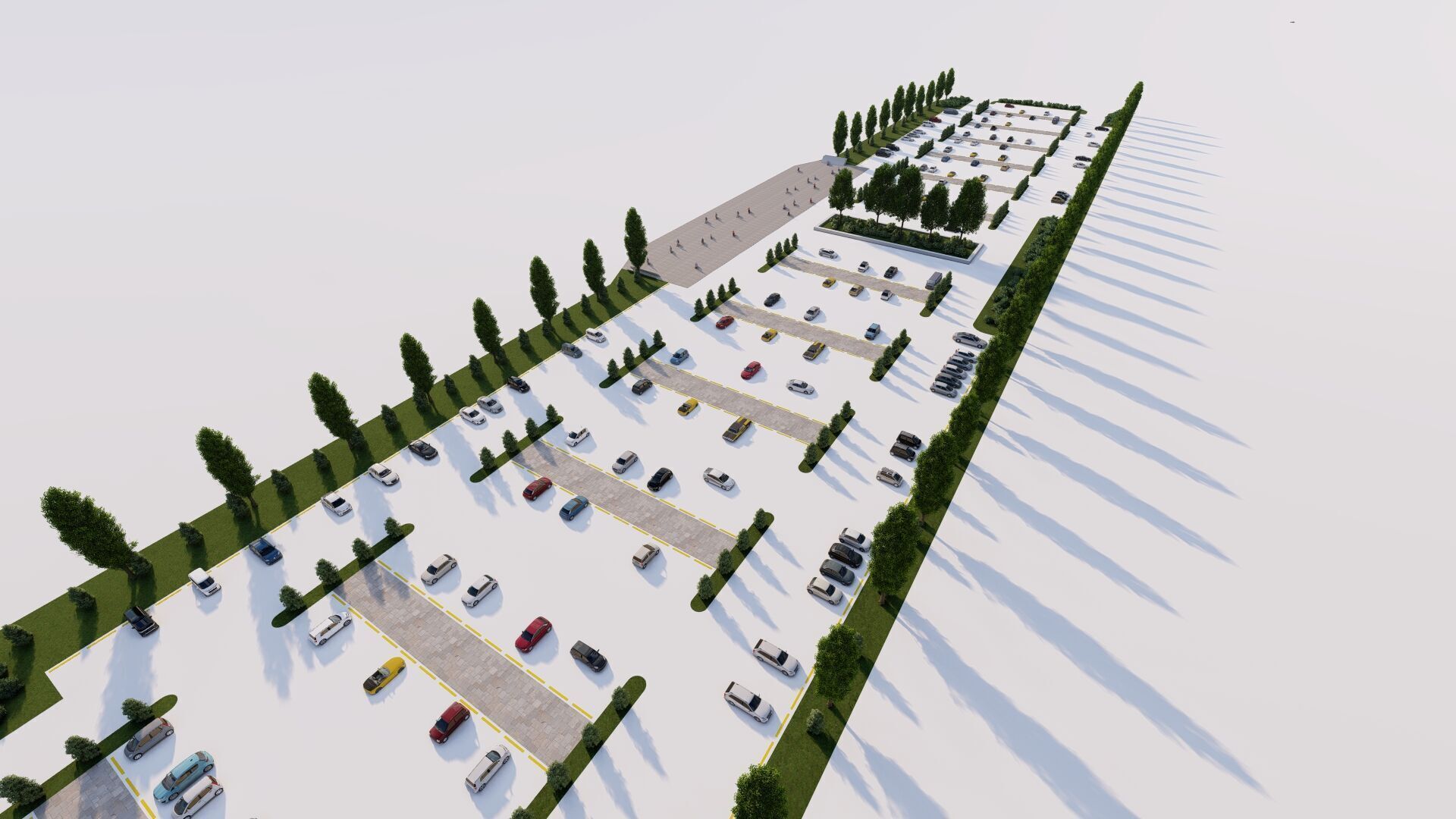Parking-Parking Lot 3D model_2
