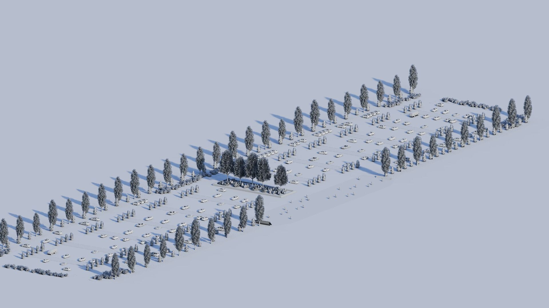 Parking-Parking Lot 3D model_11