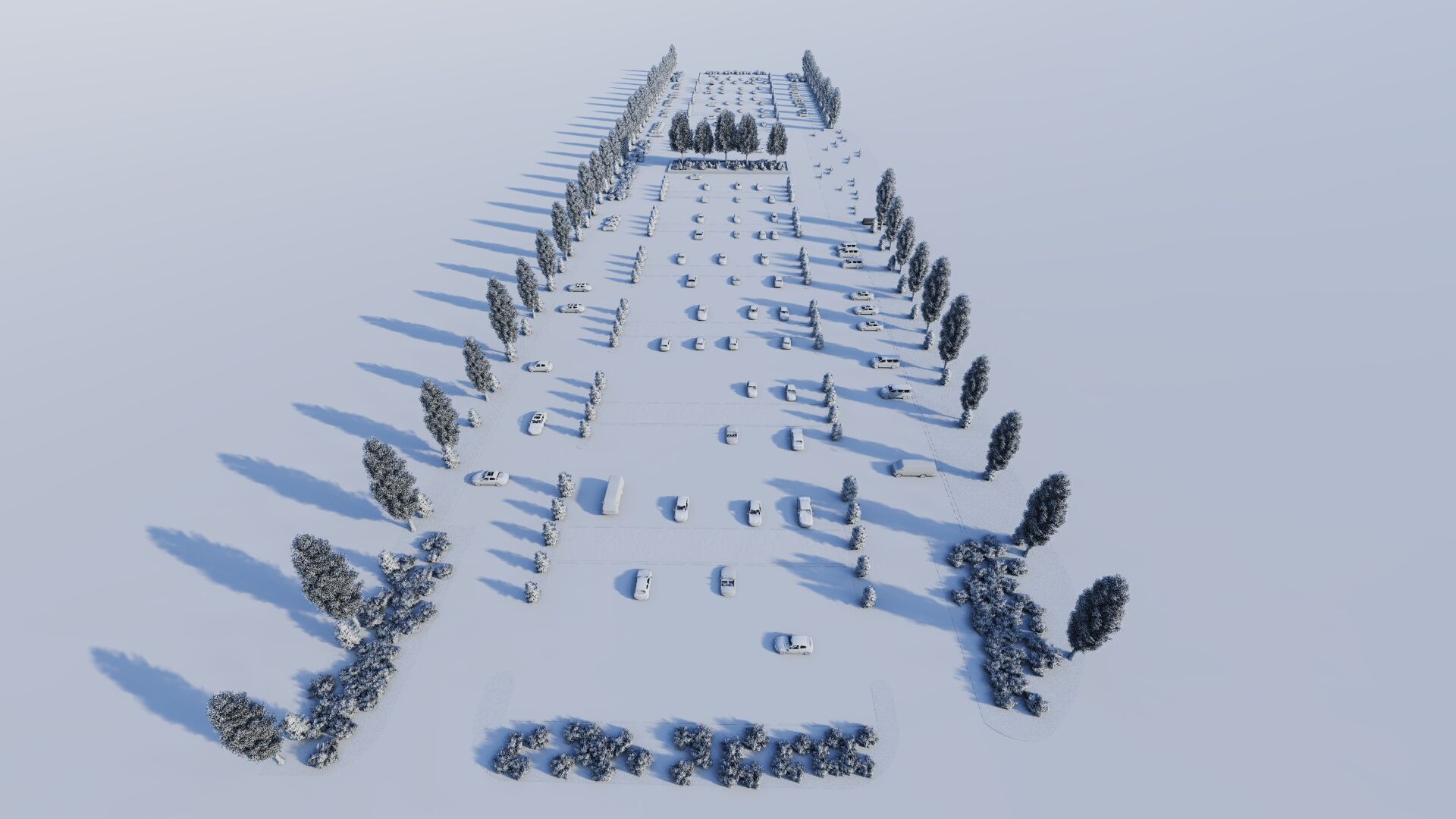 Parking-Parking Lot 3D model_12