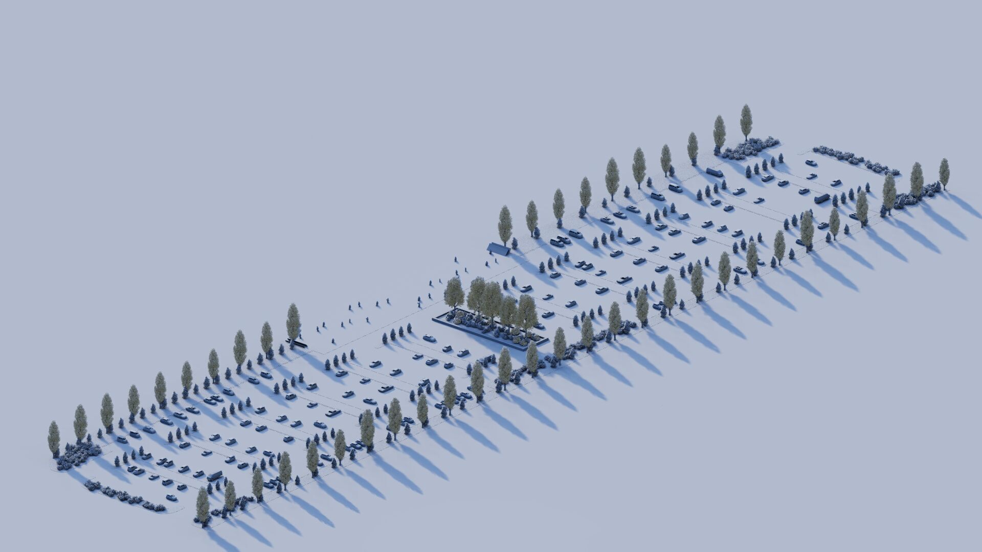 Parking-Parking Lot 3D model_19