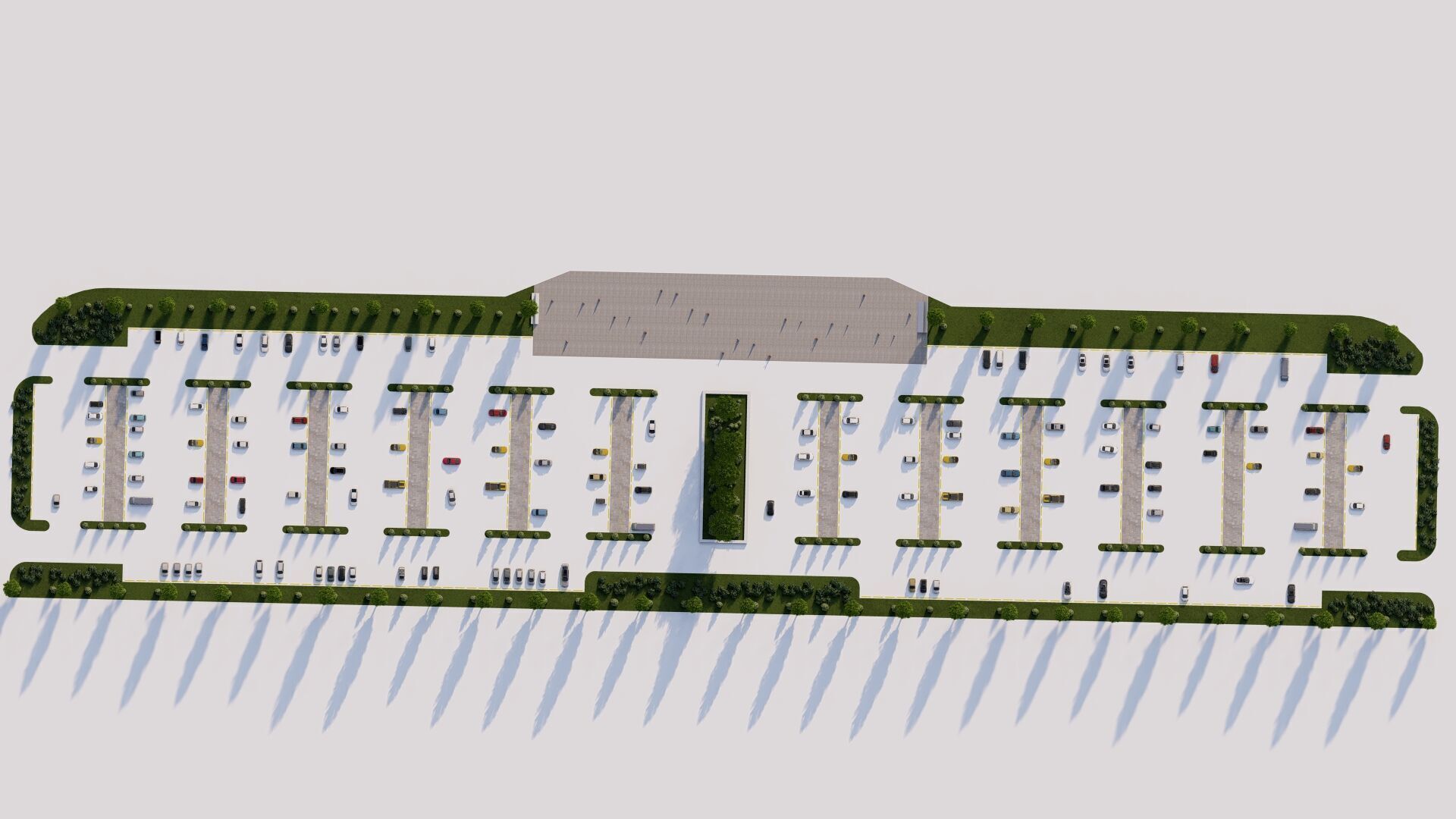 Parking-Parking Lot 3D model_5