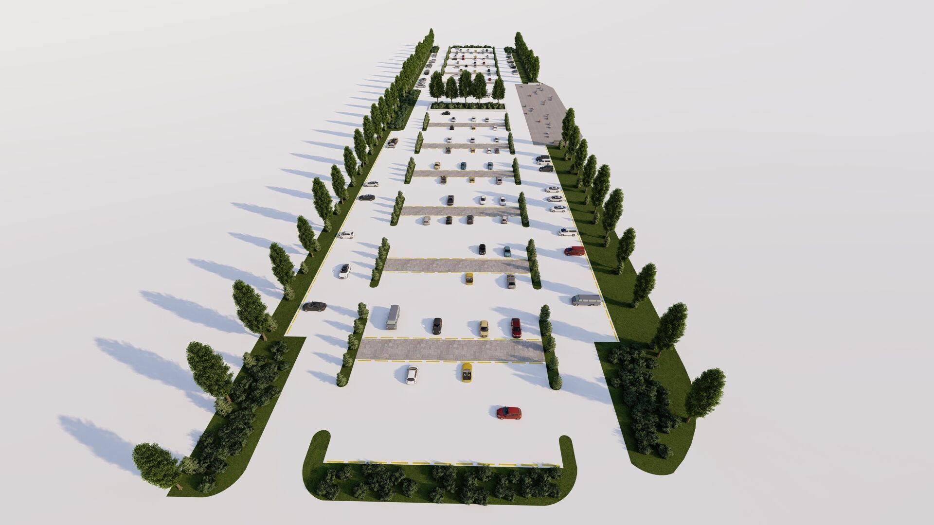 Parking-Parking Lot 3D model_1