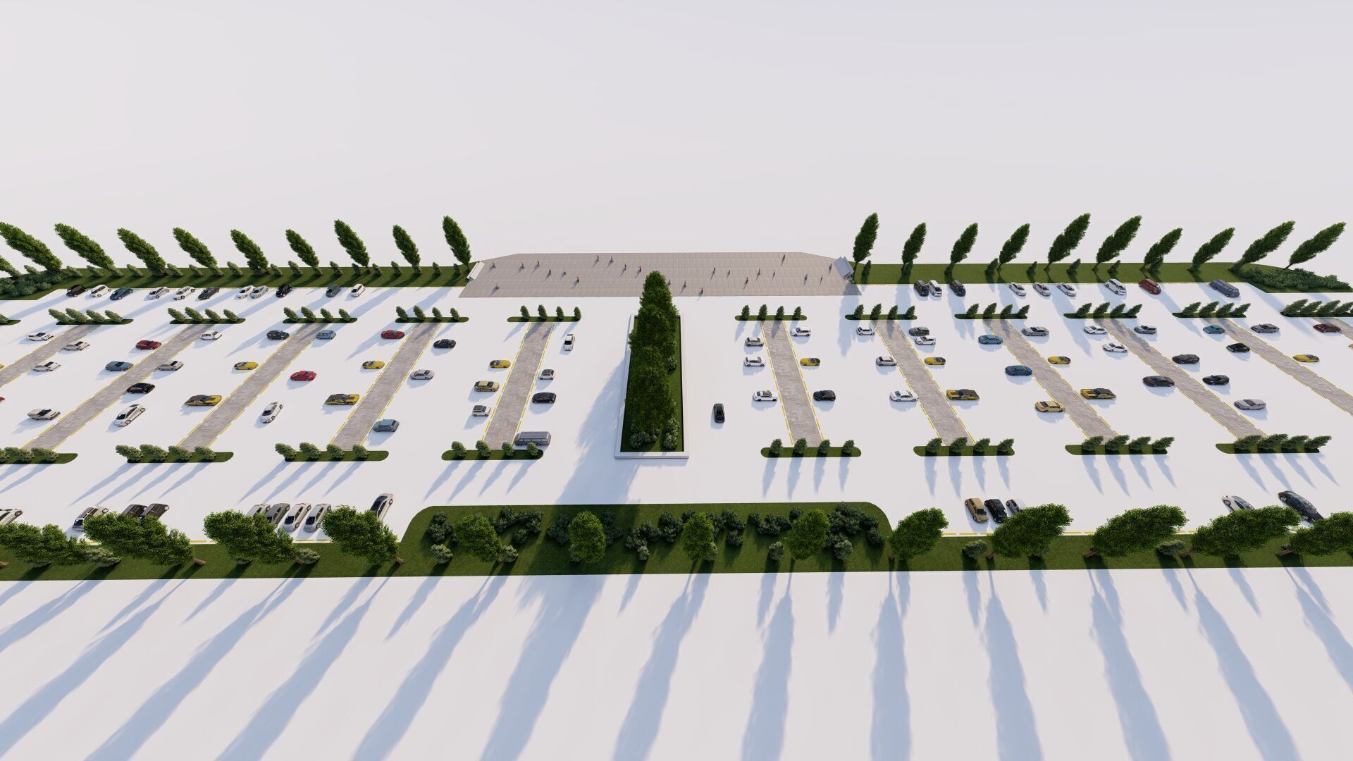Parking-Parking Lot 3D model_8