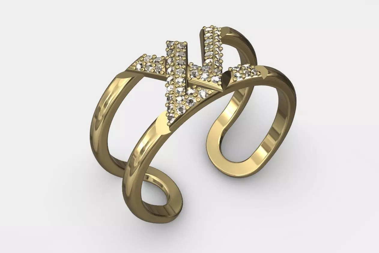 LV ring vuitton 3D print model_0