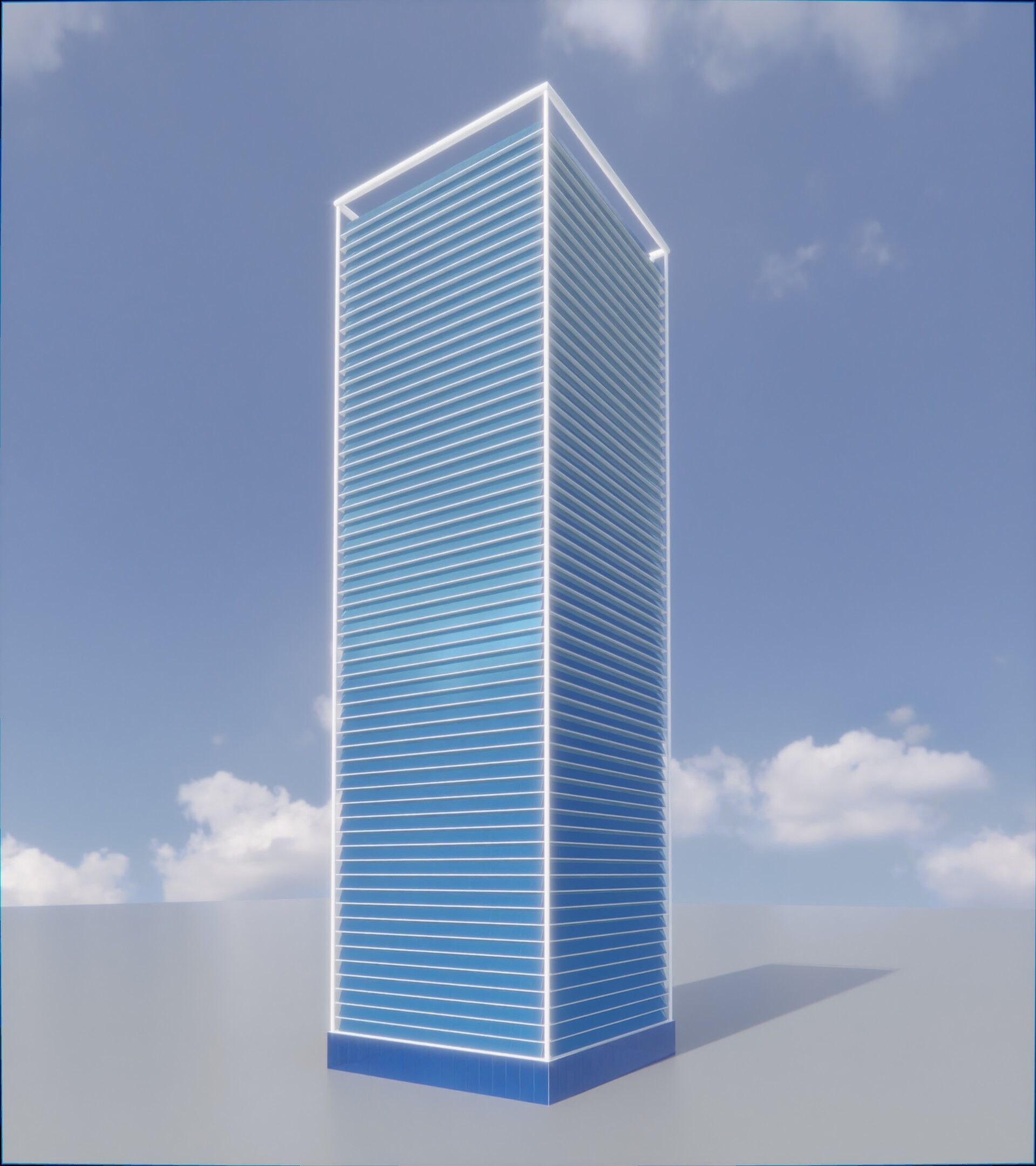 Parametric Building 1a6 3D model_3