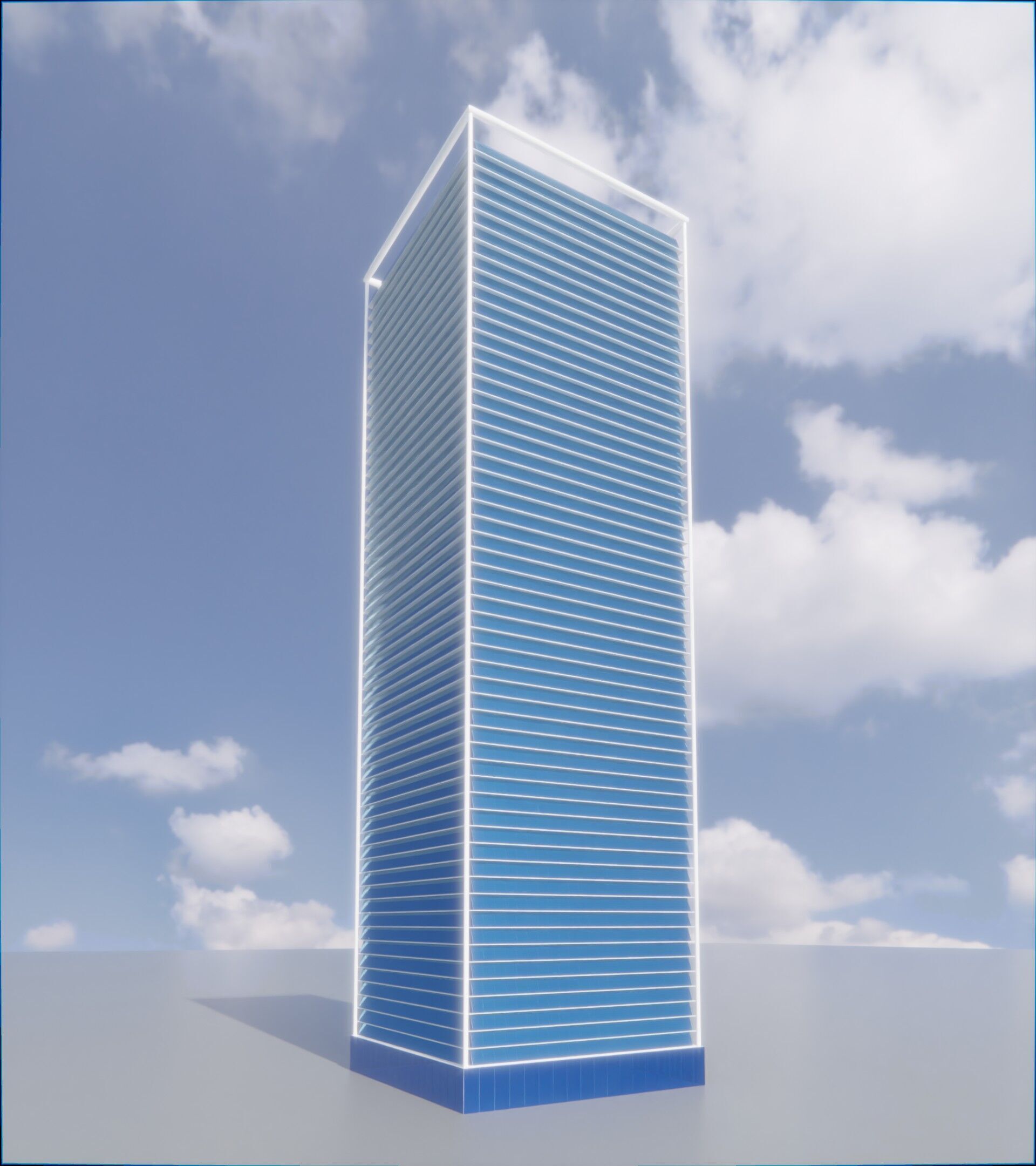Parametric Building 1a6 3D model_2