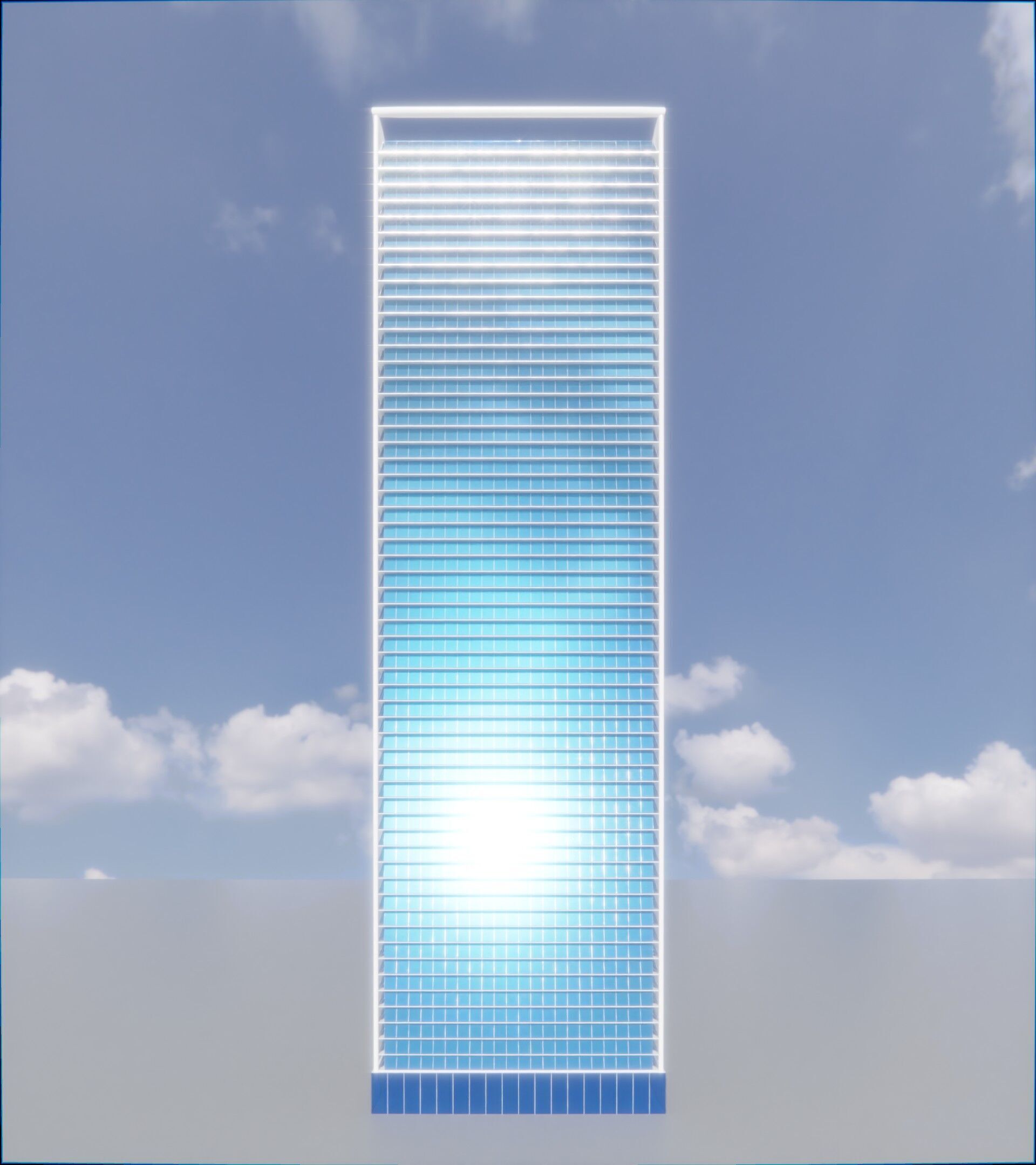 Parametric Building 1a6 3D model_1