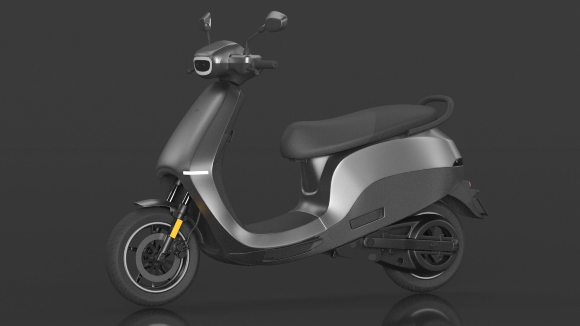 S1 Pro 3rd Gen High Speed Electric Scooter with charger Low-poly 3D model_12