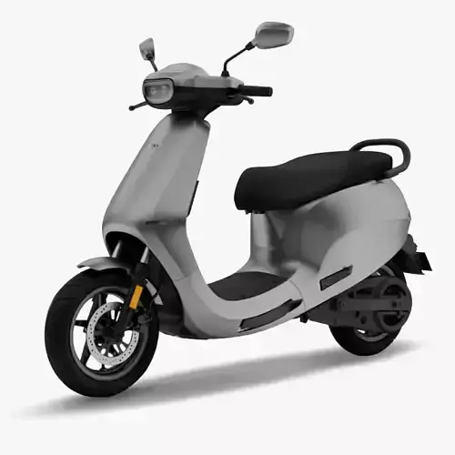 S1 Pro 3rd Gen High Speed Electric Scooter with charger Low-poly 3D model