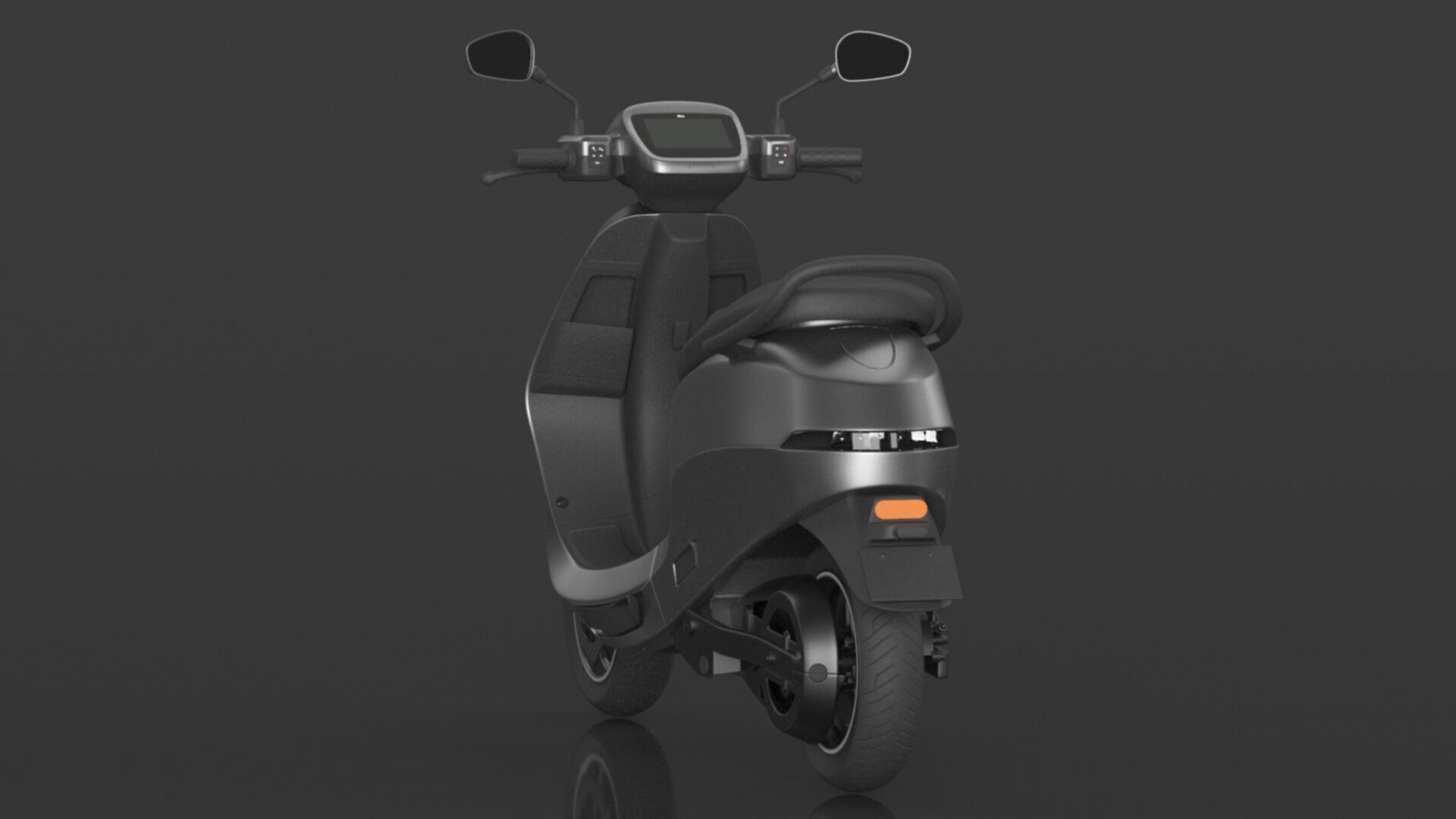 S1 Pro 3rd Gen High Speed Electric Scooter with charger Low-poly 3D model_9