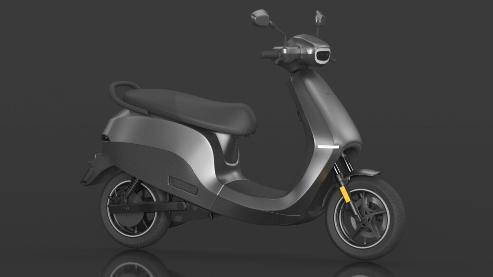 S1 Pro 3rd Gen High Speed Electric Scooter with charger Low-poly 3D model_5