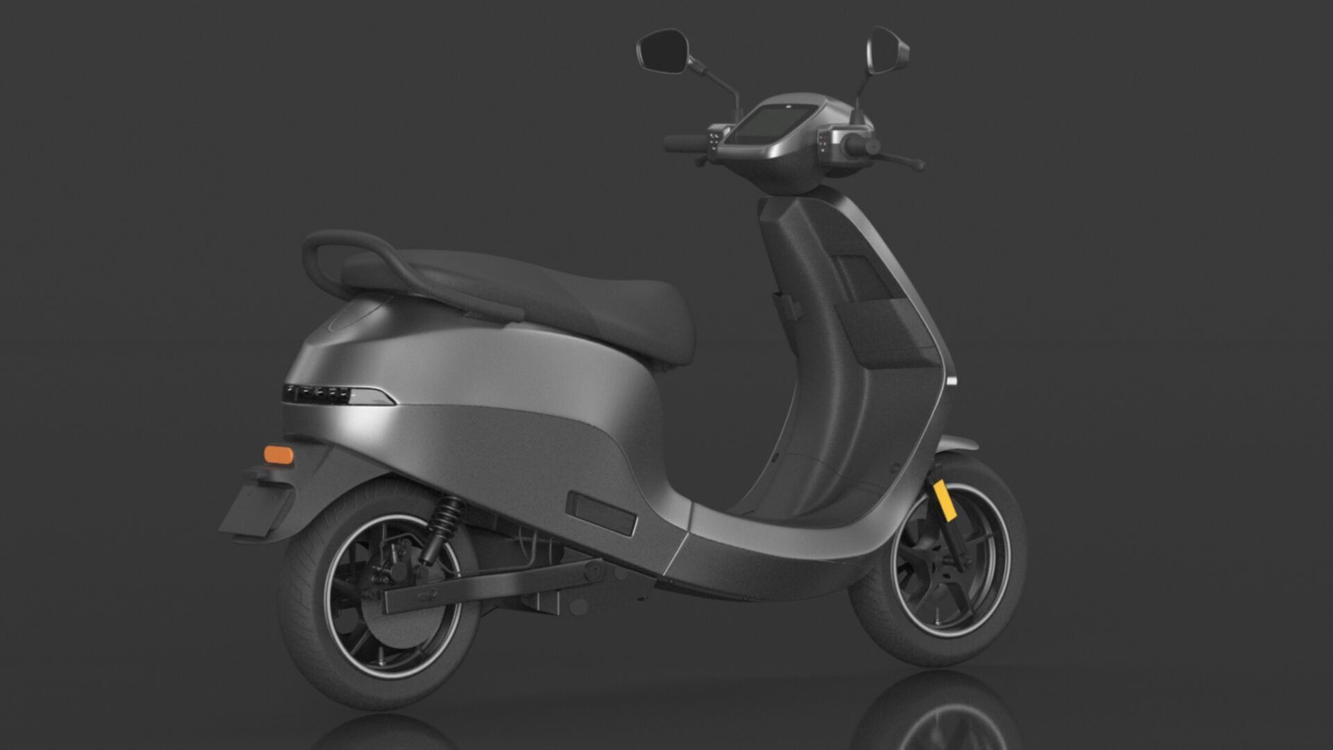 S1 Pro 3rd Gen High Speed Electric Scooter with charger Low-poly 3D model_7