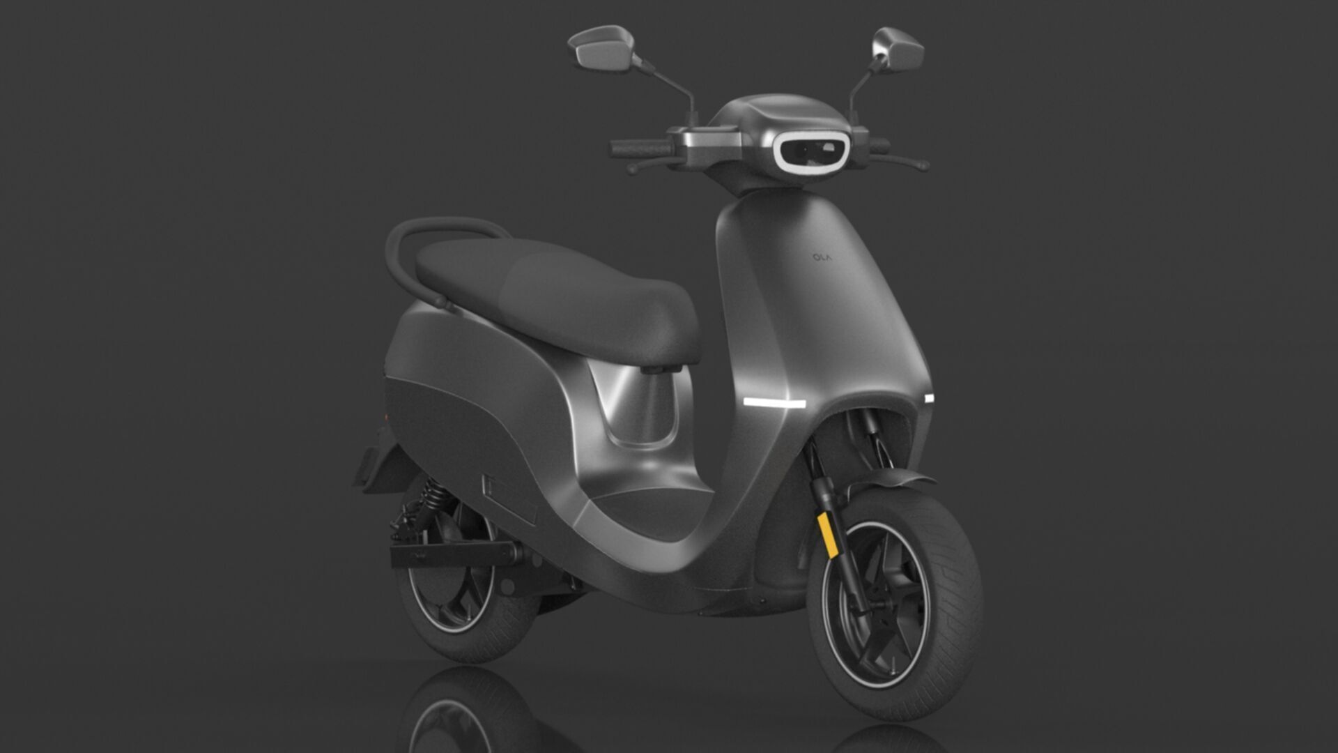 S1 Pro 3rd Gen High Speed Electric Scooter with charger Low-poly 3D model_4