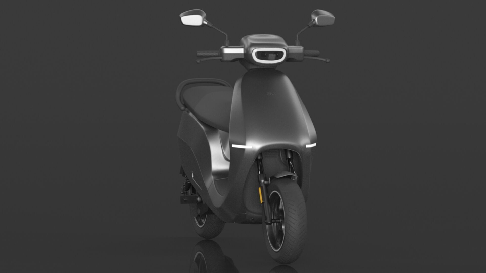 S1 Pro 3rd Gen High Speed Electric Scooter with charger Low-poly 3D model_3