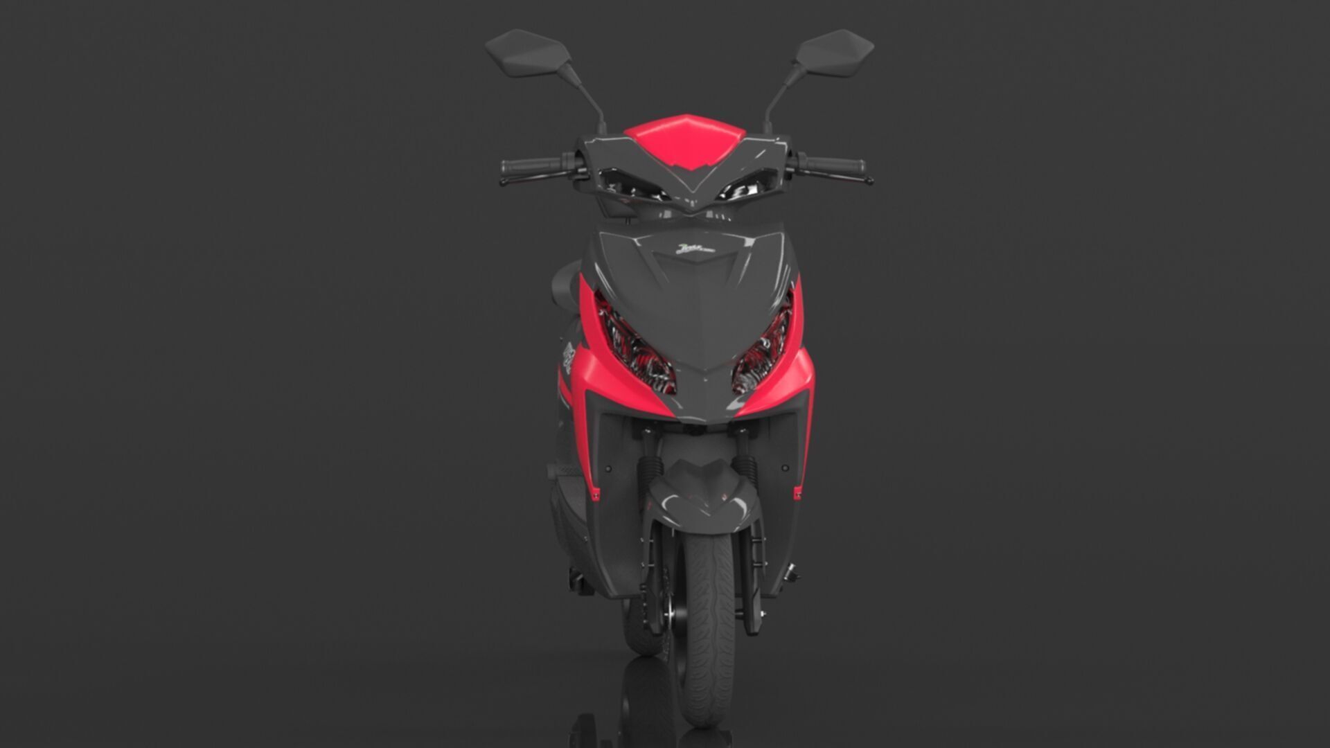 JOY E-BIKE Wolf High-Speed Electric Scooter Low-poly 3D model_2