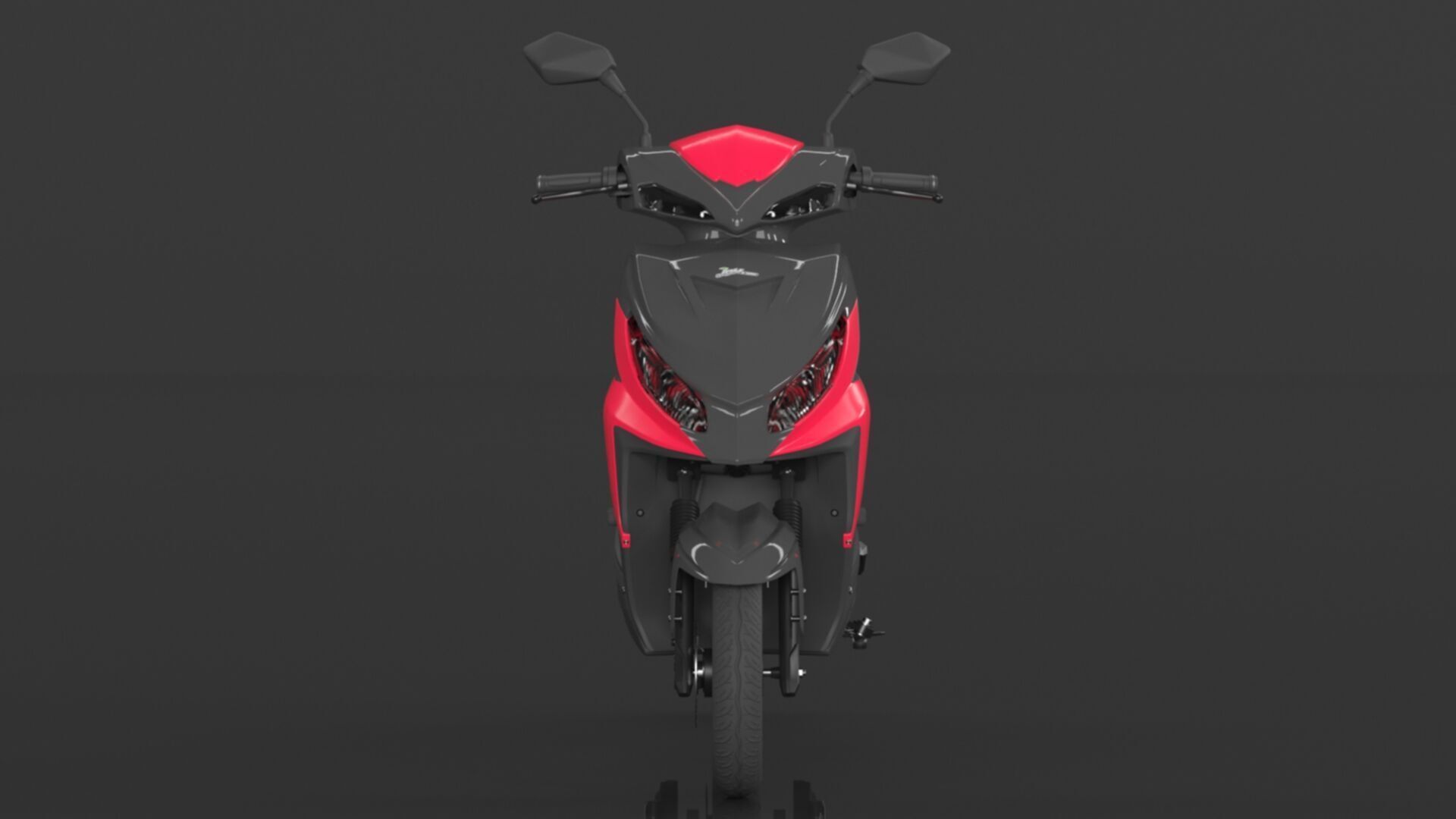 JOY E-BIKE Wolf High-Speed Electric Scooter Low-poly 3D model_1
