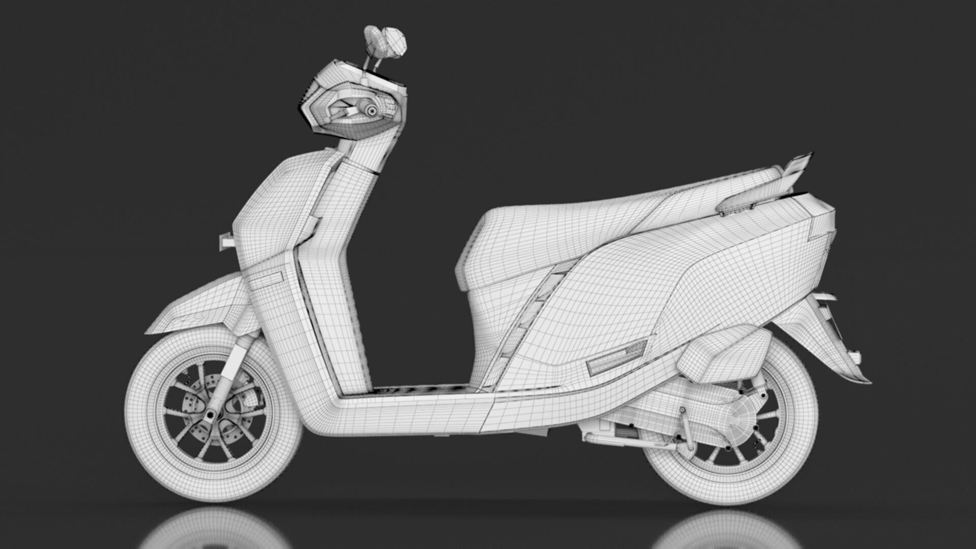 AMPERE High Performance Nexus ST Family Electric Scooter Low-poly 3D model_27