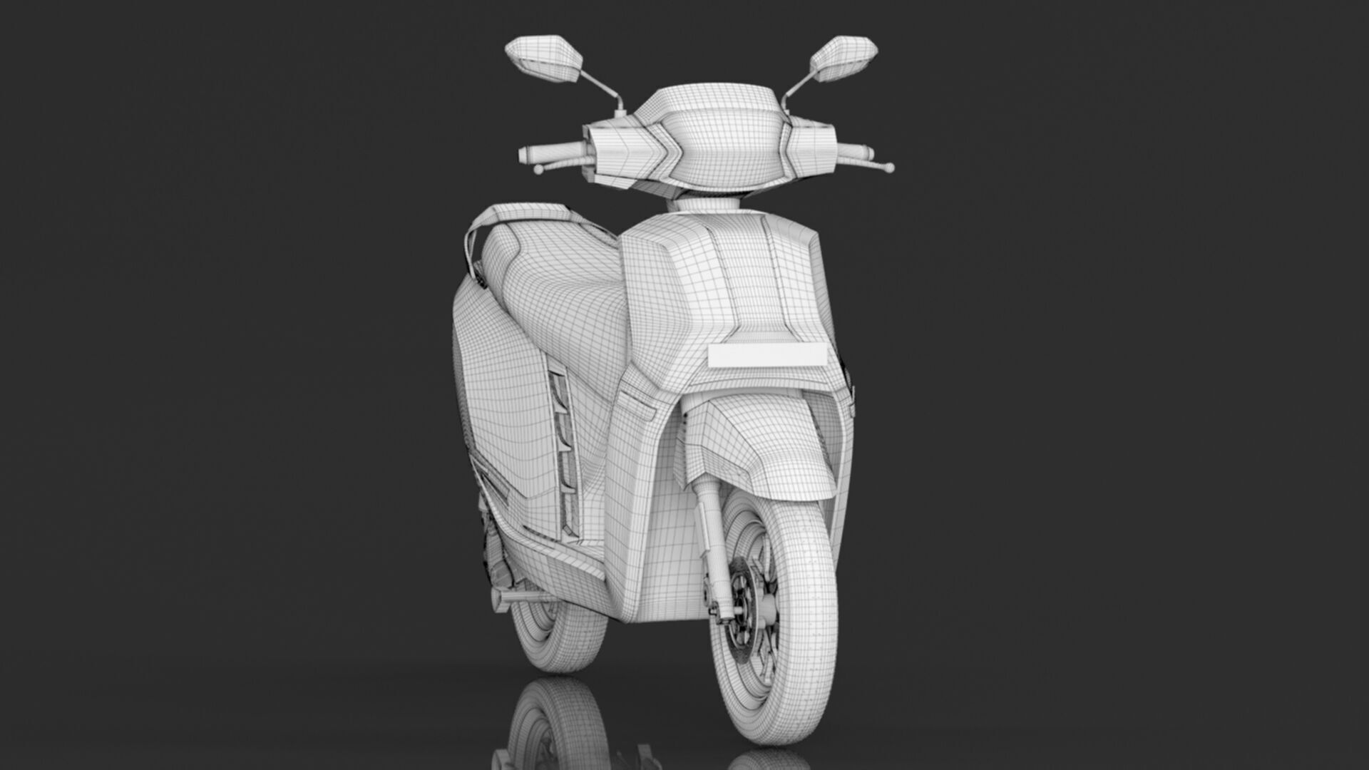 AMPERE High Performance Nexus ST Family Electric Scooter Low-poly 3D model_19