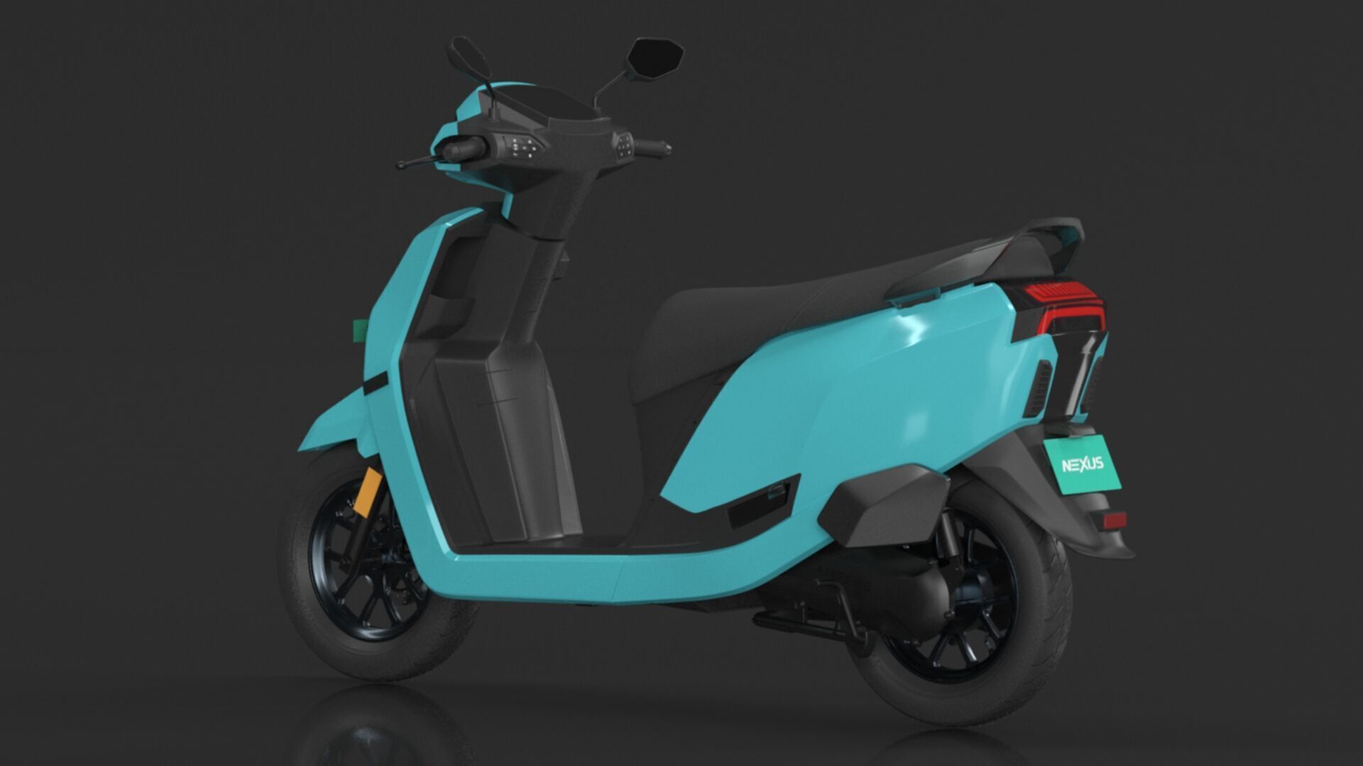 AMPERE High Performance Nexus ST Family Electric Scooter Low-poly 3D model_10