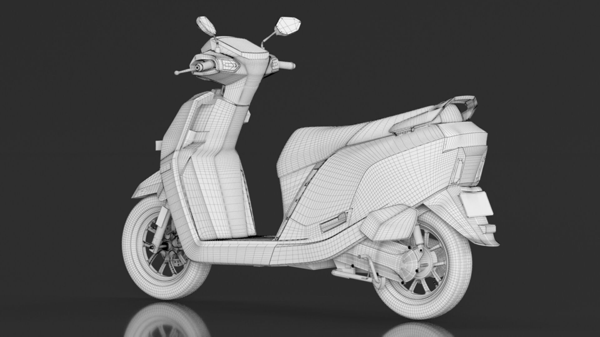 AMPERE High Performance Nexus ST Family Electric Scooter Low-poly 3D model_26